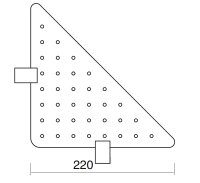 KU05.220 Ablageboard Serie "Kursaal" KU-05...