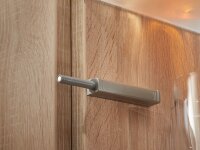 956A1201 TIP ON für Türen:Adapterplatte gerade, zum Anschrauben, Langversion (20/32mm) nickel-Lackiert