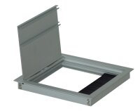 Kabeldurchlass 120x120x13mm, Alu/Alu sanfte...