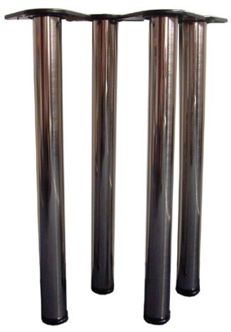 Ferr 266 Set Tischbeine 710mm D60mm Schwarz