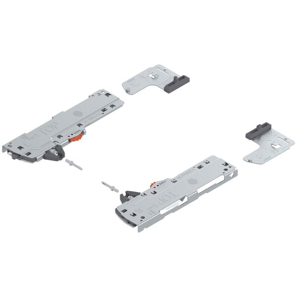 T60L7340 TIP-ON BLUMOTION Einheit für LEGRABOX/MOVENTO, Typ L1, NL=350-600 mm, 0-20 kg, li/re inkl. Adapter