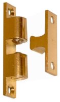 4145.212 Doppelkugelschnäpper, 60 mm, Messing blank