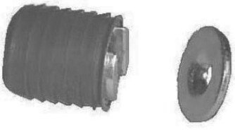 4002 Haftmagnet zum Einpressen mit Gegenstück Bohr-Ø 13,6mm 50 Stück