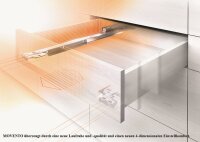 760H4200S MOVENTO mit BLUMOTION S, Vollauszug für Holzschubkasten, 40 kg, NL=420mm, mit Kupplungen, für TIP-ON-Blumotion