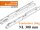 578.3001M TANDEMBOX TIP-ON Blumotion Korpusschiene Vollauszug, 30 kg, NL= 300mm, li/re