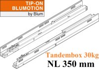 578.3501M TANDEMBOX TIP-ON Blumotion Korpusschiene Vollauszug, 30 kg, NL= 350mm, li/re