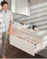 578.5501M TANDEMBOX TIP-ON Blumotion Korpusschiene Vollauszug, 30 kg, NL= 550mm, li/re