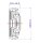 Set Kugelvollauszug Teleskopauszug Schwerlastauszug 100 kg 600mm mit Softclosing