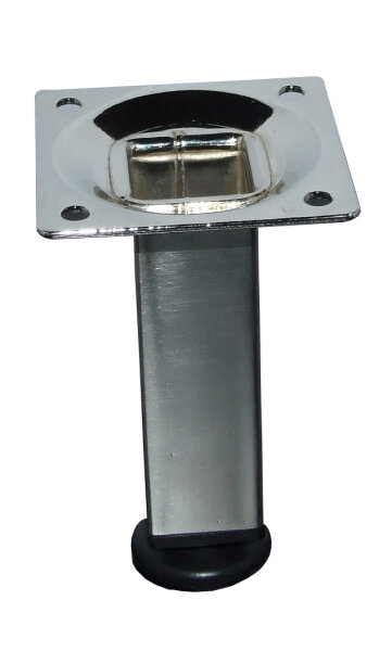 4627.172 Möbelfuß eckig 25x25x100 mm Stahl