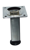 4627.172 Möbelfuß eckig 25x25x100 mm Stahl