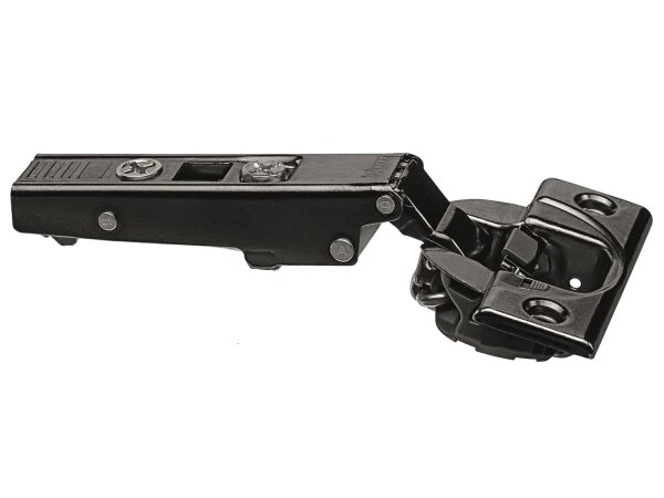 71B3550OX CLIP top BLUMOTION Standardscharnier 110°, gerade, mit Feder, Topf: Schrauben, Onyxschwarz