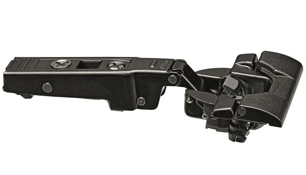 71B9590 onyx CLIP top BLUMOTION Profiltürscharnier 95°, Eckanschlag, Topf: INSERTA