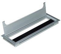 KABELDURCHLASS/KABELFÜHRUNG 80x240x16mm Alu/Alu ECKIG