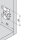 174H7100I CLIP Montageplatte, 0 mm, Stahl, INSERTA, HV: Exzenter