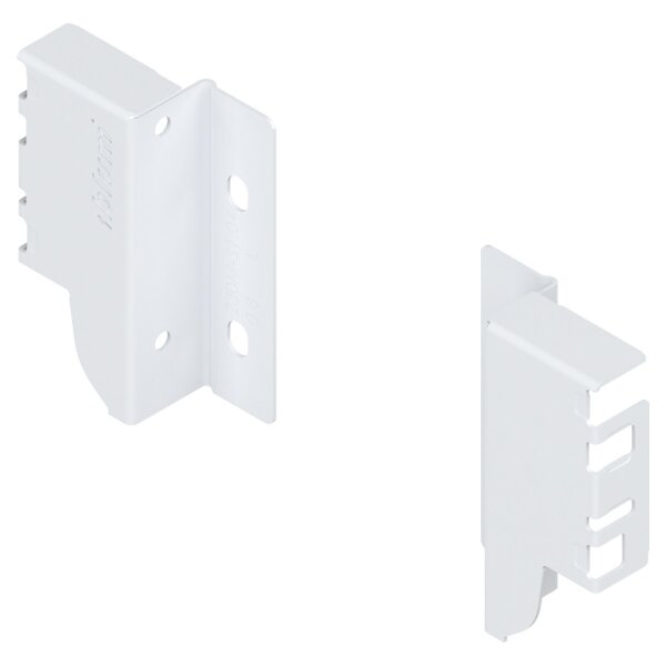 Z30M000S.04 TANDEMBOX Holzrückwandhalter, seidenweiß, Höhe M=96,5 mm