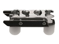 177H3130 onyx CLIP Montageplatte, gerade (20/32 mm), 3 mm, Stahl, Einpressen, HV: Exzenter