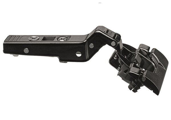 CLIP top BLUMOTION Winkelscharnier +30° II, aufschlagend, Topf: INSERTA, Onyxschwarz