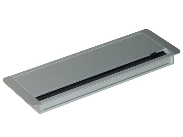 Kabeldurchlass ALU 120x360x25mm Alu eloxiert sanftschließend