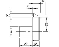 1151.300 Fallenschloss mit Doppelfunktion,...