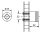 1410.100 Feststehender Knopf mit Ringen