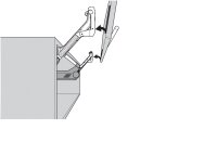 Aventos HL Hebelpaketset für Klappen KH 300-349 mm