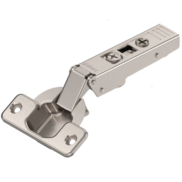CLIP top Standardscharnier 120°, Eckanschlag, ohne Feder, Topf: Schrauben