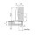 70T5550.TL CLIP top Standardscharnier 120°, Eckanschlag, ohne Feder, Topf: Schrauben