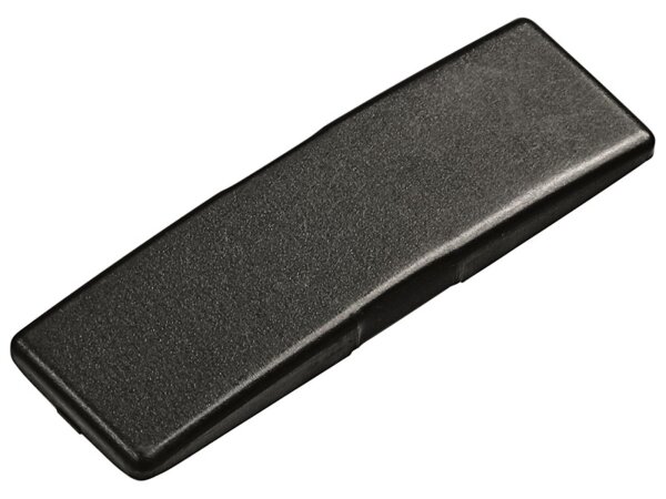 70.1503 onyx Scharnier-Abdeckkappe bombiert für clip top MB gerader Bandarm unbedruckt