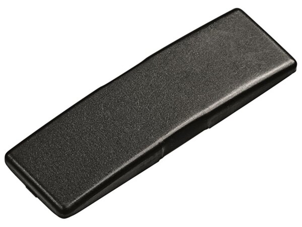 Scharnier-Abdeckkappe gerader Bandarm, Onyxschwarz