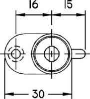 100882 Zentralverschluss mit Sperrstift