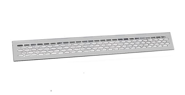 60-480-wß Lüftungsgitter Aluminium 480x60mm weiß
