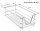 SL6440.300 Teleskopschublade Small-Korb für KB 300 mm, Tiefe 440mm