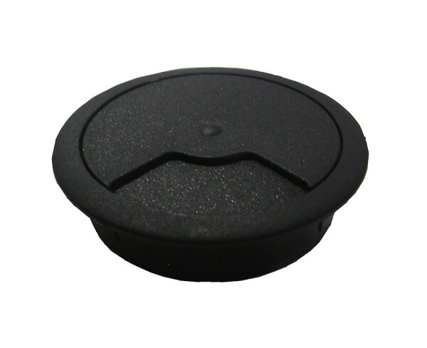 Kabeldurchlass Kunststoff 60mm schwarz