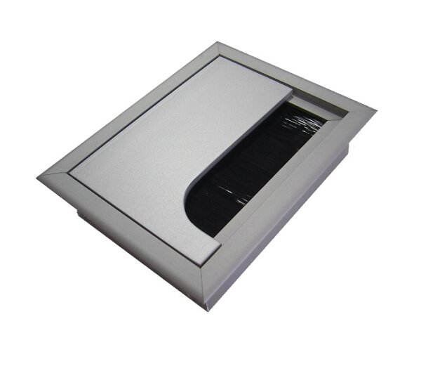 Kabeldurchlass Aluminium 80x100x23 mm Alu