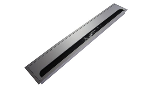 Kabeldurchlass Aluminium 80x500x23 mm Alu