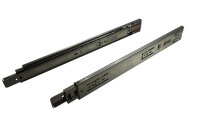 Edelstahl Kugelvollauszug Teleskopauszug 35 kg 400mm mit Softclosing