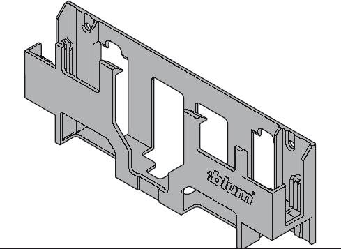 SERVO-DRIVE Netzgeräthalterung, Wandmontage, Z10NG120