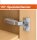73T3550 CLIP top Spezialscharnier 110°, gerade, mit Feder, Topf: Schrauben
