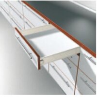 320M4000C blum METABOX Stahlzarge M = 86 mm, Teilauszug, 25 kg, NL=400 mm, Schraubversion