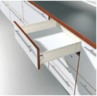 320K4500C blum METABOX Stahlzarge K = 118 mm, Teilauszug, 25 kg, NL=450 mm, Schraubversion