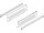320K5000C blum METABOX Stahlzarge K = 118 mm, Teilauszug, 25 kg, NL=500 mm, Schraubversion