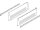 320H5500C blum METABOX Stahlzarge H = 150mm, Teilauszug, 25 kg, NL=550 mm, Schraubversion