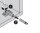 970.5501 BLUMOTION Adapterplatte, kreuz (37/32), für Spax 3,5mm, Zink vernickelt