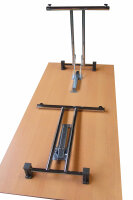 4882.088 Klapptisch-Gestell Modell T Economy, silbergrau RAL 9006