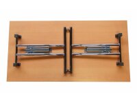 4882.088 Klapptisch-Gestell Modell T Economy, silbergrau RAL 9006