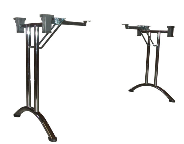 4882.688 Klapptisch-Gestell Modell D Economy, silbergrau RAL 9006