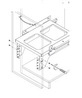 S-2381 Abfallsammler-System ECO hängend KB 400mm, Tiefe 470mm, 2 x 13,5l