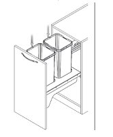S-2383 Abfallsammler-System ECO hängend KB 500mm,...