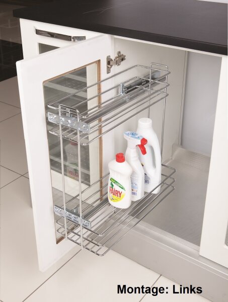 S-2441 Unterschrankauszug zur Montage hinter Auszugsfront 200mm Ausführung links blum Tandem-Vollauszug