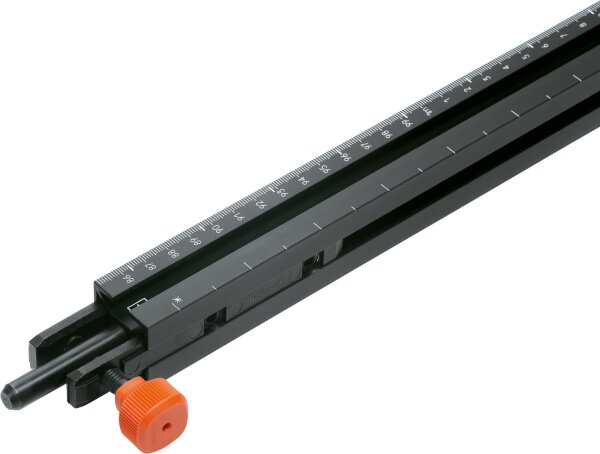 MZL.2090.03 Verlängerungslineal, für PRO-CENTER, links, Skala 850 mm bis 2550 mm